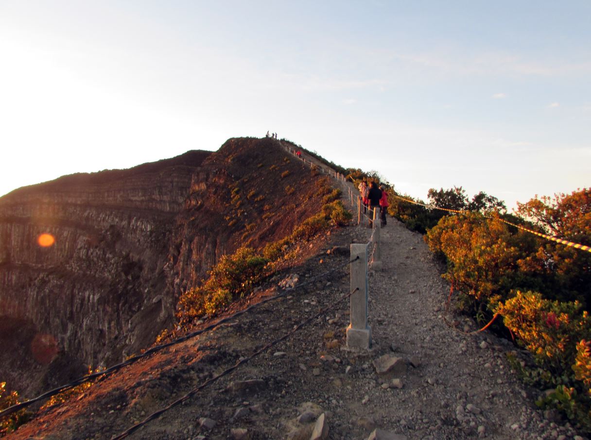 Jalur sebelum mencapai titik Puncak Gunung Gede