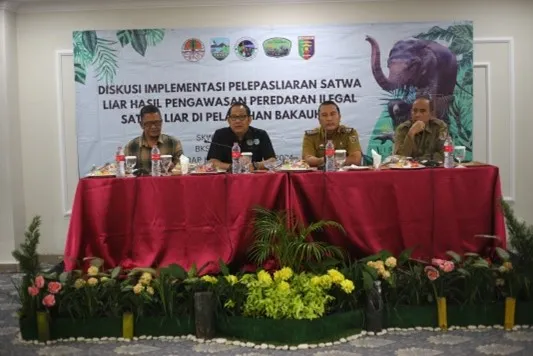 Banner Balai KSDA Bengkulu Inisiasi FGD Peredaran Satwa Liar Ilegal