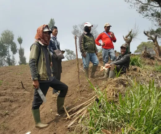 Banner Pro Aktif Resort Coban Trisula (RCT) TN Bromo Tengger Semeru Menghadapi Musim Kemarau