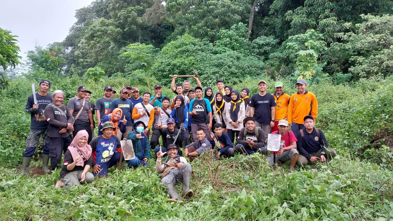 Banner Jejak Komitmen Relawan Jaga Simpenan