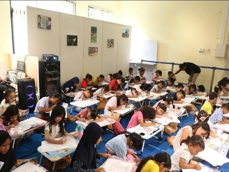 Banner Peluncuran Film Animasi Waka Dan Kibo di Peringatan Hari Ulang Tahun Taman Nasional Komodo Ke-45