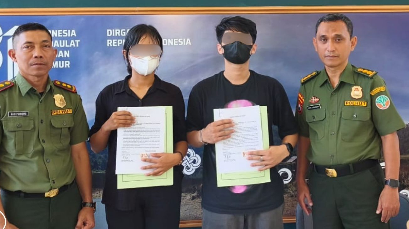 Banner Pendaki Viral Sungai Kolbu Jalani Pemeriksaan Selama 5 Jam