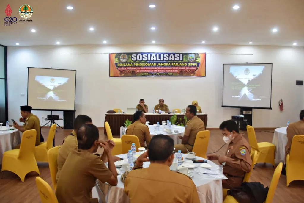 Banner Sosialisasi RPJP di Kotabaru