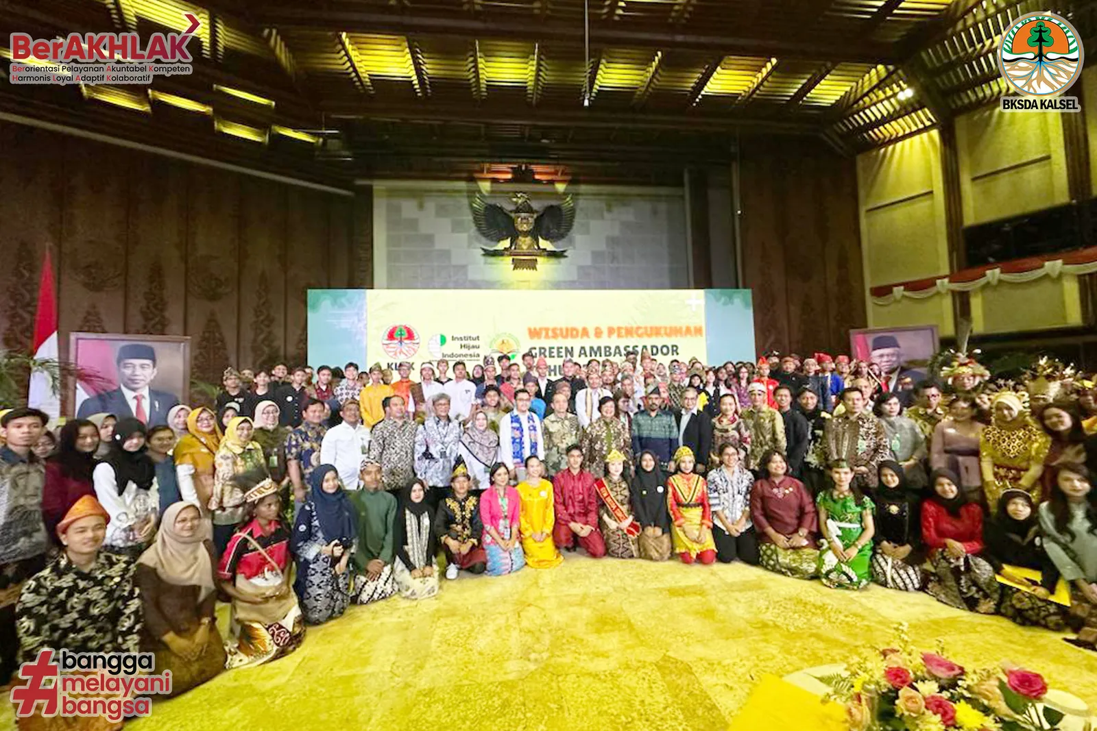 Banner Green Youth Movement Simpul Belajar BKSDA Kalsel Dikukuhkan