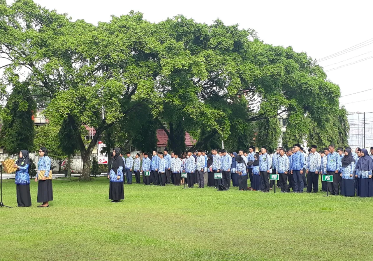 Banner Rimbawan Riau Upacara Hari Ibu Nasional