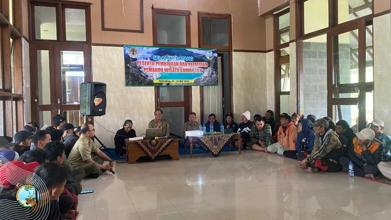 Banner Pelatihan Pemandu Kawah Ijen