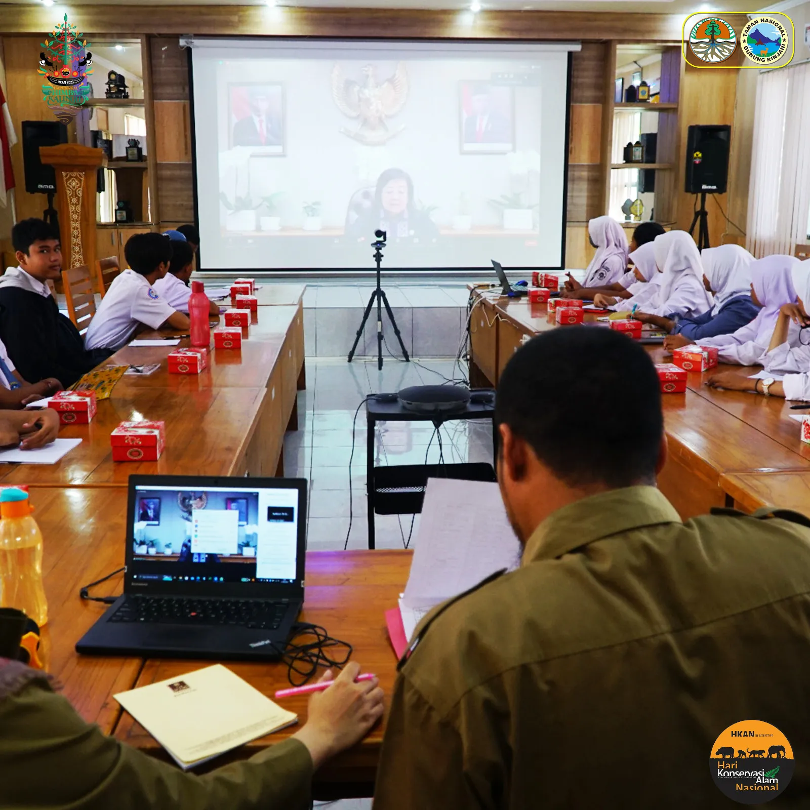 Banner Simpul Belajar Balai TN Gunung Rinjani Ikut GYM