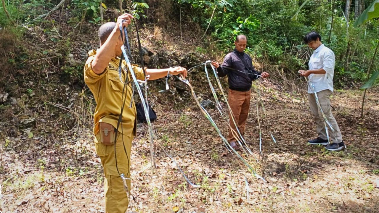 Banner Upaya Warga Dan BBKSDA Jatim Redam Gangguan Monyet Yang Turun Ke Kebun