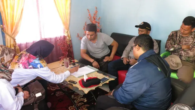 Banner Koordinasi Pengamanan Ke Desa Huta Namale dan Desa Huta Baringin Julu Kec. Puncak Sorik Marapi SPTN Wilayah III Muarasoma