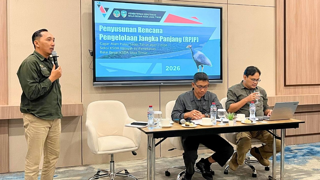 Banner Antara Ancaman dan Asa, Menyusun Masa Depan Cagar Alam Pulau Saobi