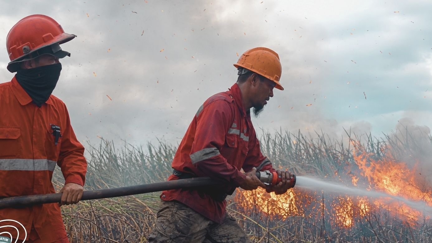 Banner Tak Menunggu Hutan Membara, Manggala Agni Ada di Antara Kita