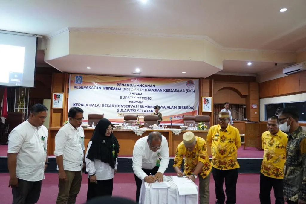 Banner Pemkab Soppeng: Dukungan Berkelanjutan untuk Pelestarian Alam TWA Lejja