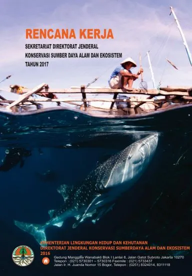 Laporan Rencana Kerja Setditjen KSDAE Tahun 2017