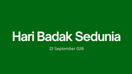 Banner Hari Badak Sedunia