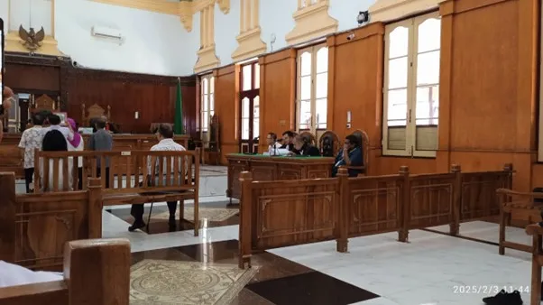 Banner Saksi BPN Terangkan Tandatangani 46 SHM