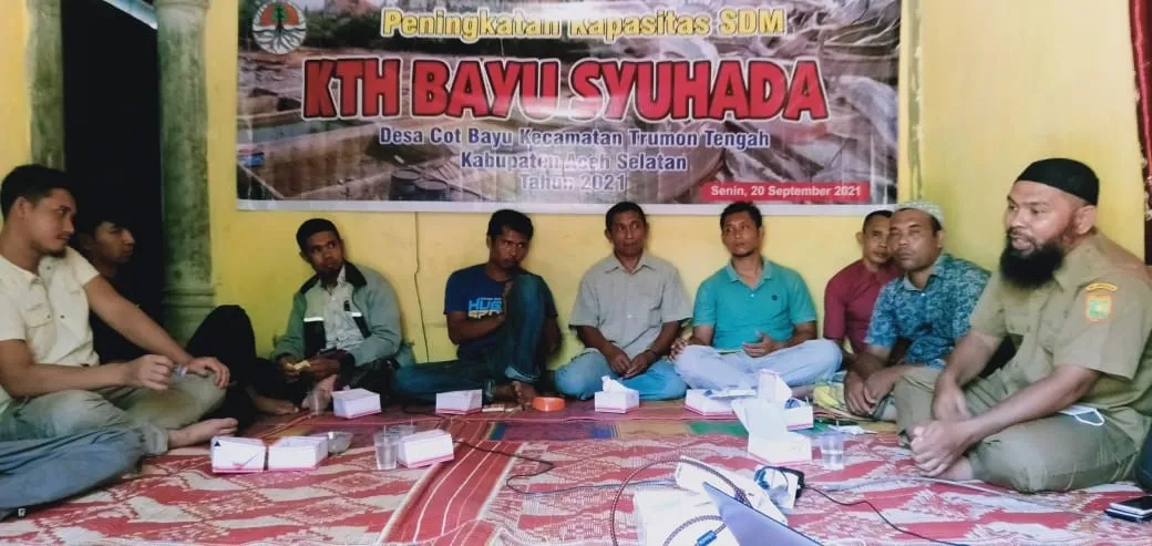 Banner Budidaya Ikan Lele Kelompok Tani Hutan Bayu Syuhada Sebagai Upaya Peningkatan Kapasitas SDM