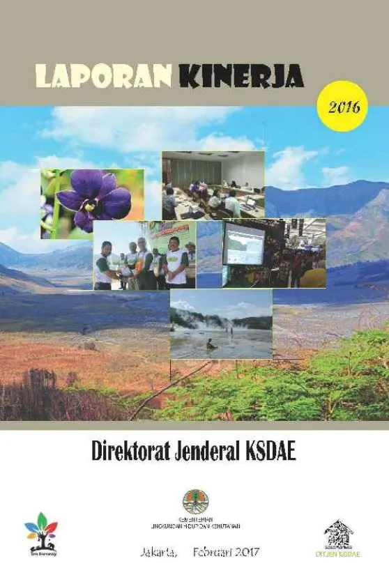 Laporan Laporan Kinerja Direktorat Jenderal KSDAE Tahun 2016