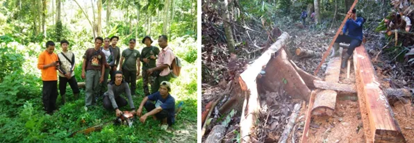 Banner Patroli Pengamanan Kawasan SM Barumun Sita Barang Bukti