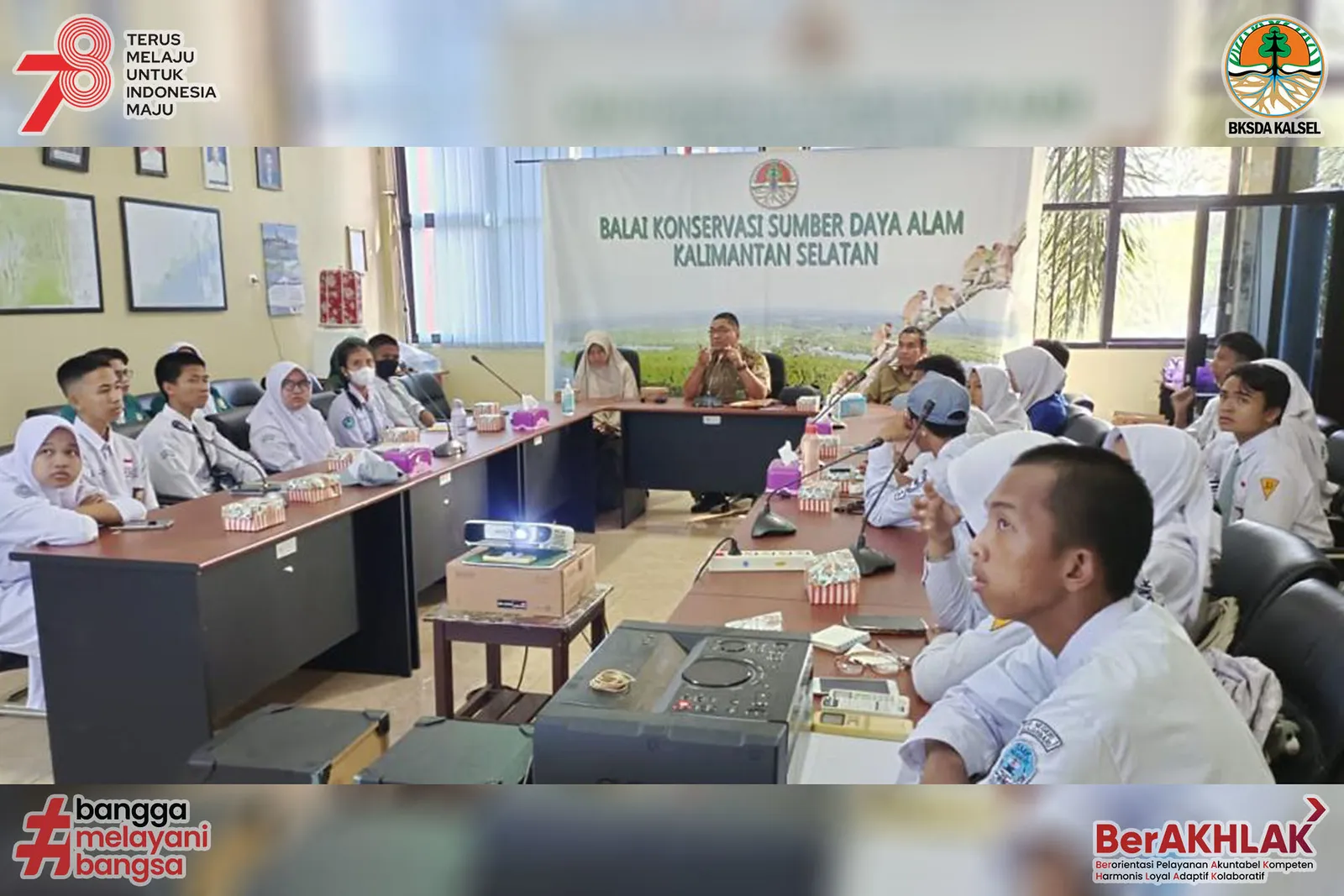 Banner Wadah Pendidikan Lingkungan Hidup se-Indonesia Simpul BKSDA Kalsel