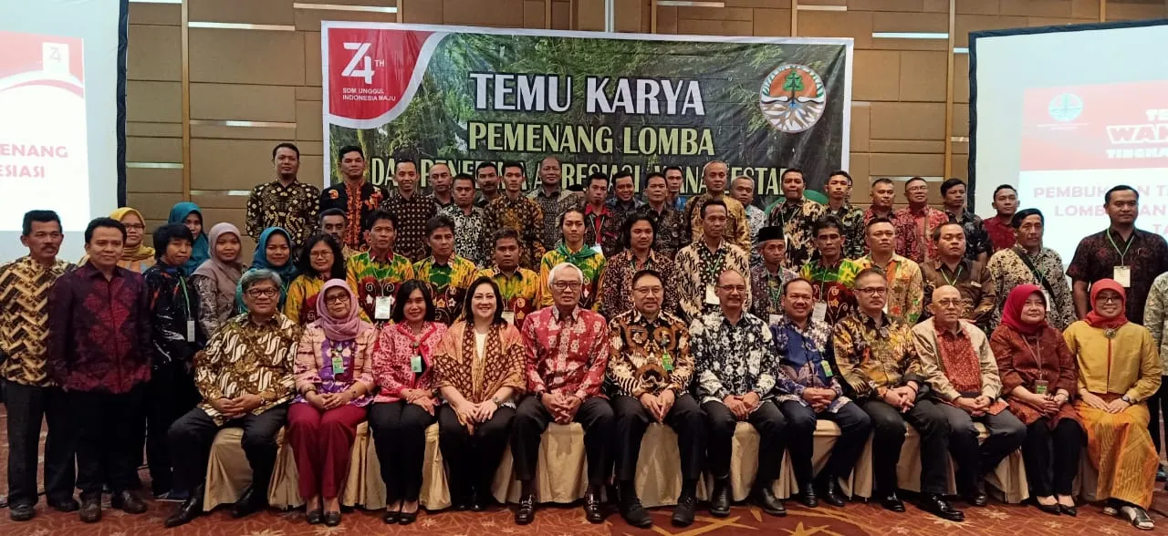 Banner Apresiasi Prestasi Dua Binaan Balai Taman Nasional Gunung Merbabu