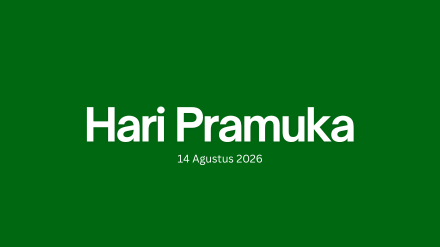 Banner Hari Pramuka