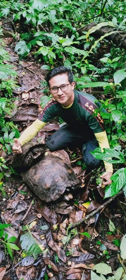 Banner Tim Patroli Balai TN Batang Gadis Temukan “ BANING “ Saat Patroli