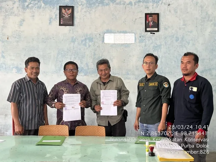 Banner Merajut Kesepakatan Untuk Kelestarian Kawasan Konservasi