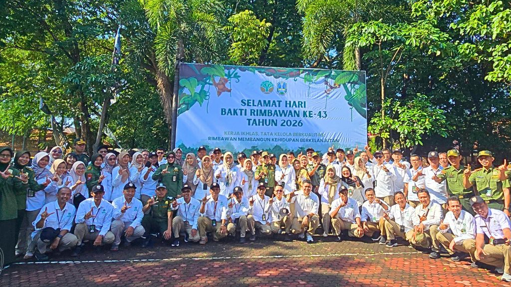 Banner Hari Bakti Rimbawan 2026: Dari Jawa Timur, Komitmen Menjaga Hutan dan Keanekaragaman Hayati Diteguhkan