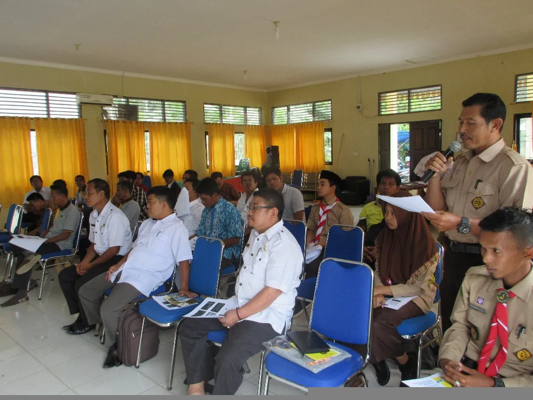Banner Balai TN Bukit Tigapuluh Gelar Sosialisasi Peraturan Perundangan Bidang Pemanfaatan Jasa Lingkungan Hutan Konservasi