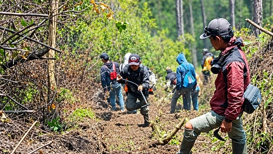 Banner 350 Meter dari Cikasur, Api Yang Berhasil Ditahan