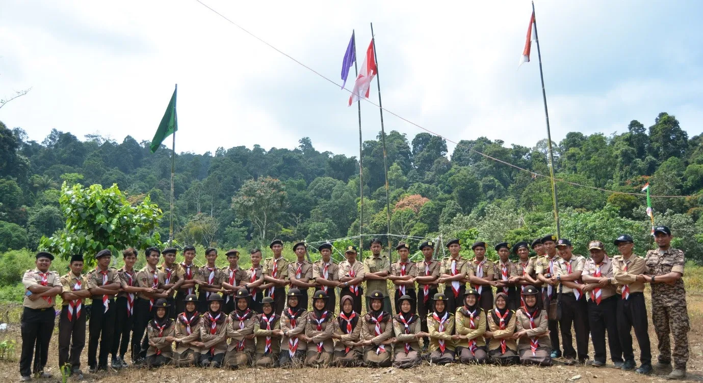 Banner Pelantikan Anggota Saka Wanabakti Pesisir Barat Binaan Balai Besar TNBBS