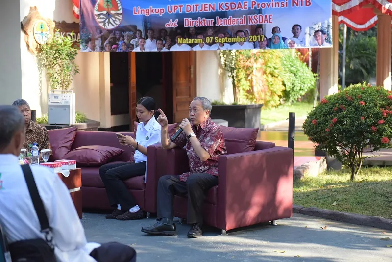 Banner Dirjen KSDAE Melakukan Pembinaan Terhadap UPT KSDAE Provinsi NTB