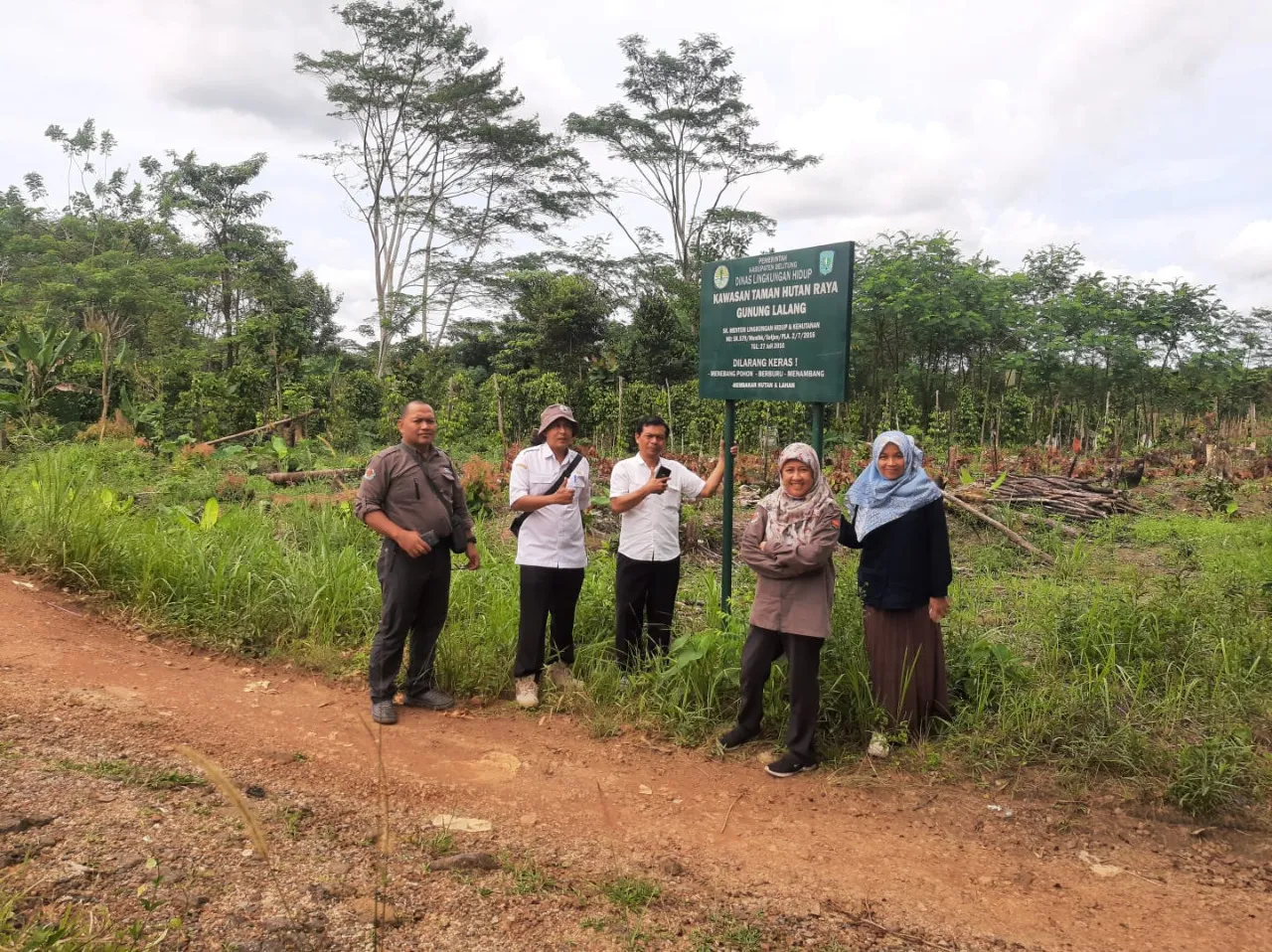 Banner Menuju Pengelolaan Tahura Lalang Lestari