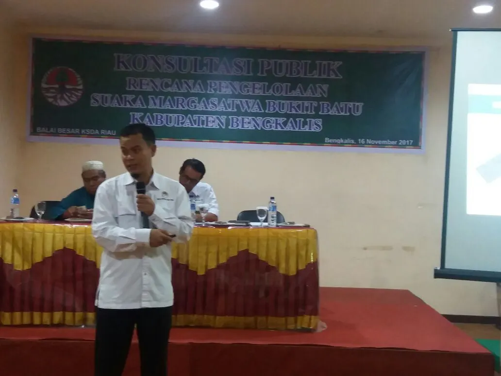 Banner Konsultasi Publik Dokumen Rencana Pengelolaan Suaka Margasatwa Bukit Batu