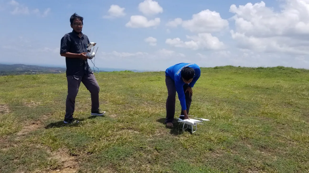 Banner Uji Coba Penggunaan Drone Dalam Mendukung Pengelolaan Kawasan Konservasi