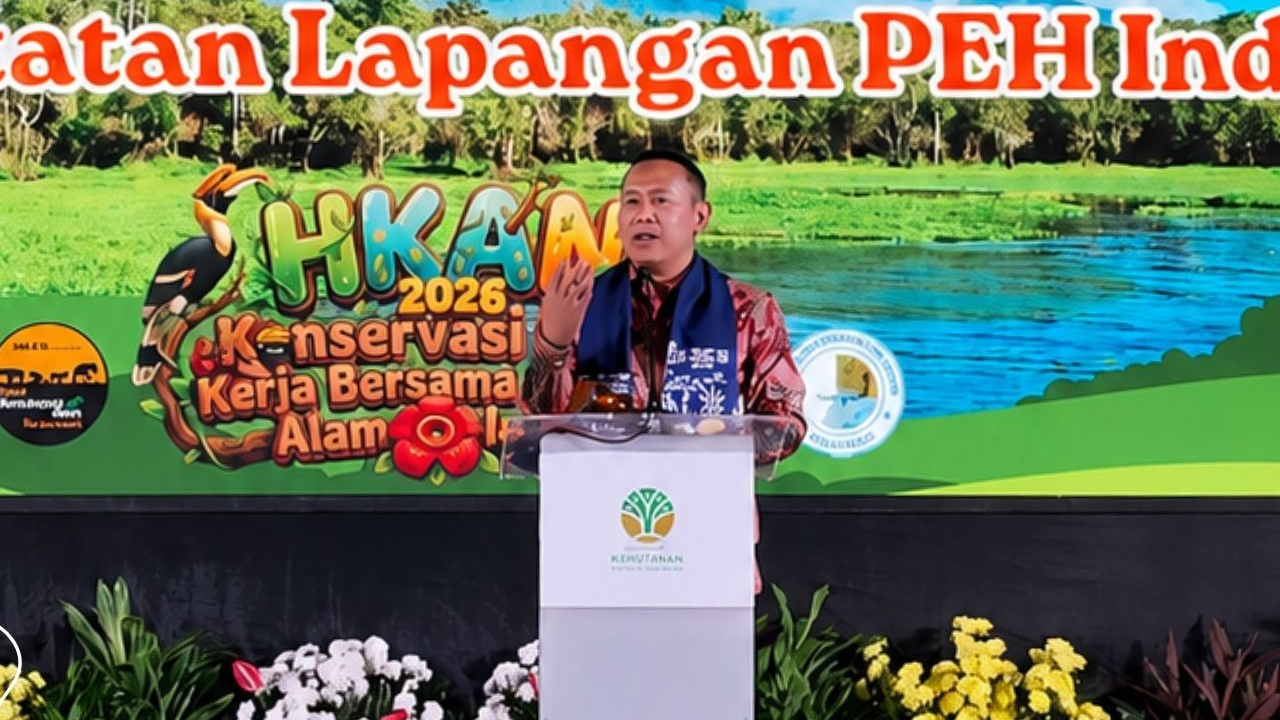 Banner Membuka Catatan Lapangan PEH Indonesia, Sarasehan PEH 2026
