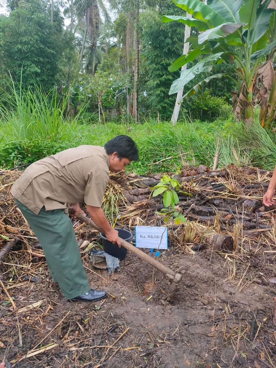 Banner Tanam Pohon Untuk Bumi Tapanuli Selatan Lestari