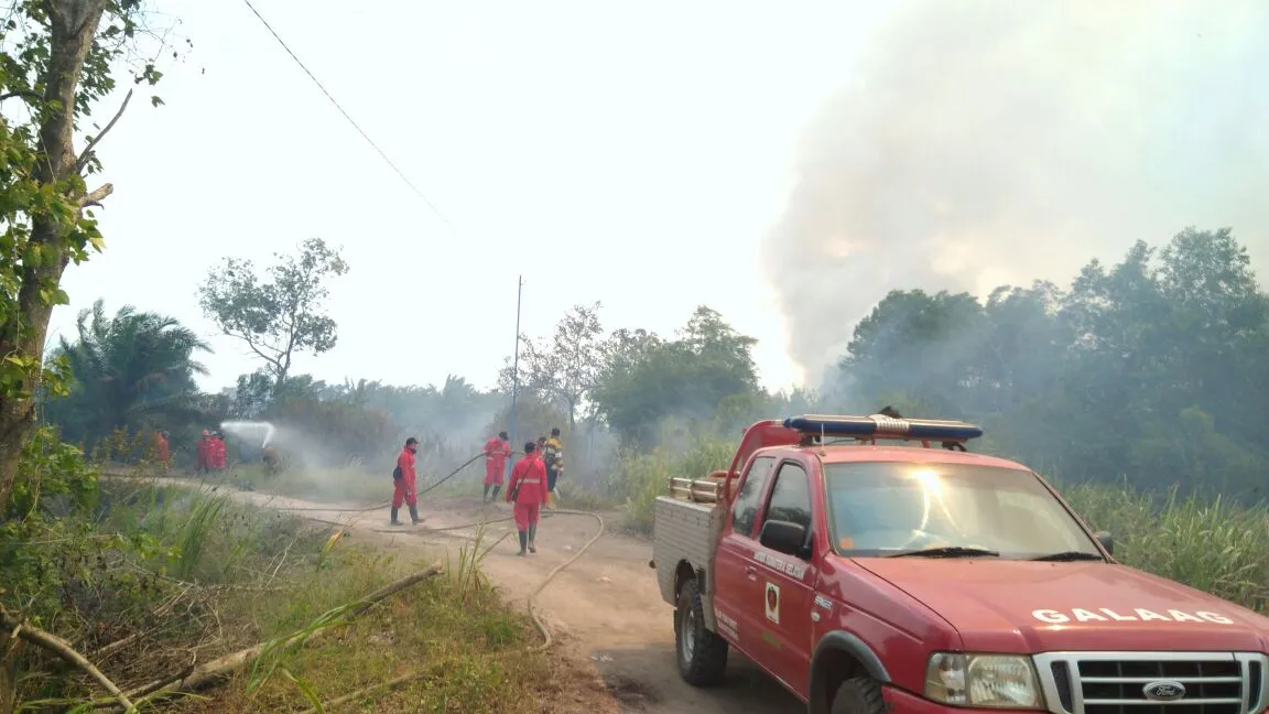 Banner Prediksi Cuaca Bulan September Masih Kering, Manggala Agni Tetap Waspada
