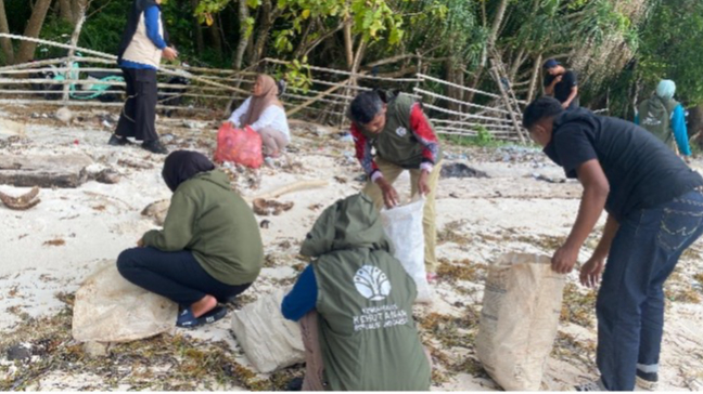 Banner Aksi Nyata Masyarakat Kabupaten Wakatobi di Hari Lahan Basah Sedunia