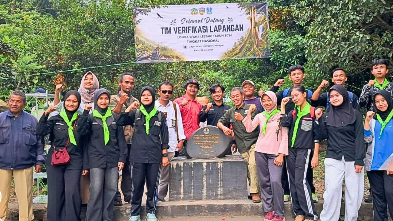 Banner Verifikasi Kandidat Wana Lestari 2026 Tinjau Kiprah Konservasi di Kediri