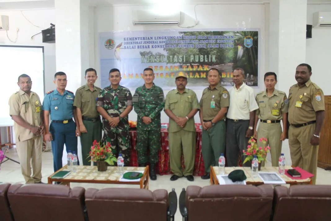 Banner BBKSDA Papua Lakukan Konsultasi Publik Desain Tapak TWA Nabire