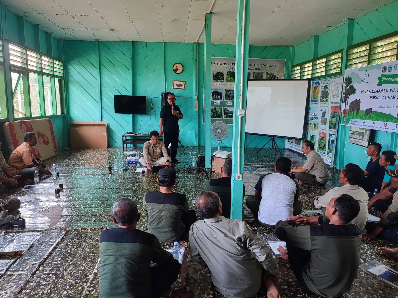 Banner Bimtek Pengelolaan Gajah di PLG Seblat Sukses Diselenggarakan