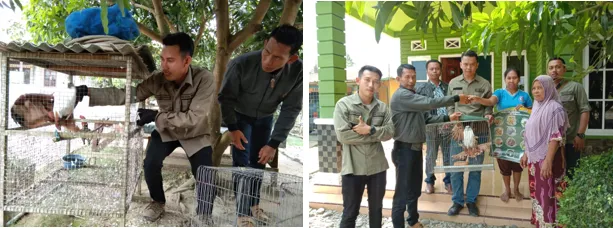 Banner Masyarakat Langkat Serahkan Elang Bondol ke BBKSDA Sumut