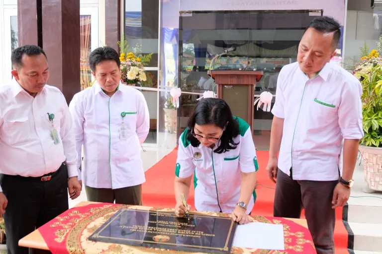 Banner Peresmian Kantor Pengelola Wisata Bidang KSDA Wilayah II