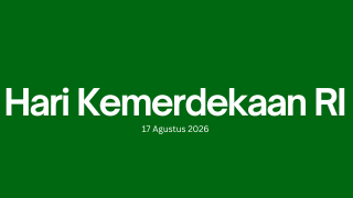 Banner Hari Kemerdekaan RI ke-81