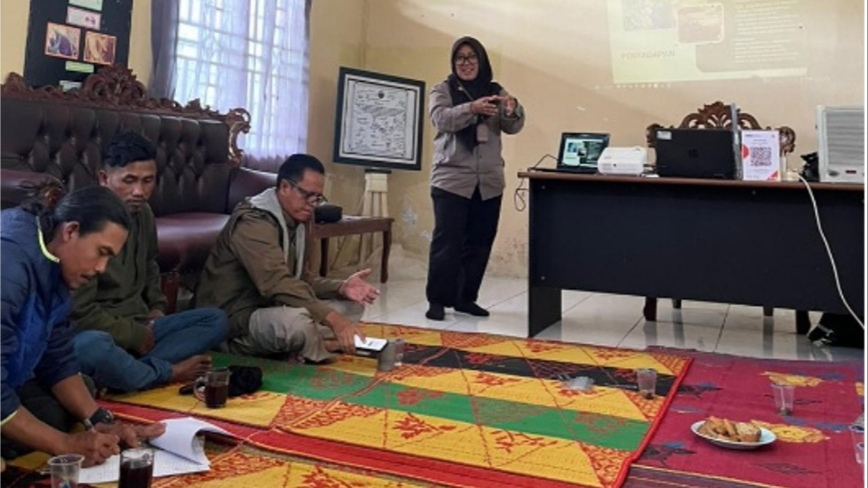 Banner Pendampingan KTH Cike-Cike Indah Sejahtera  Melalui Metode Laku