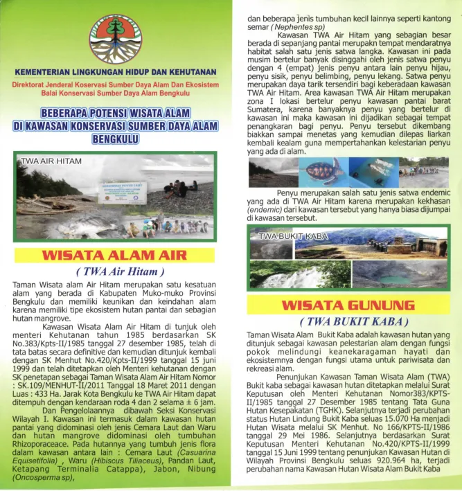 Laporan TWA AIR HITAM