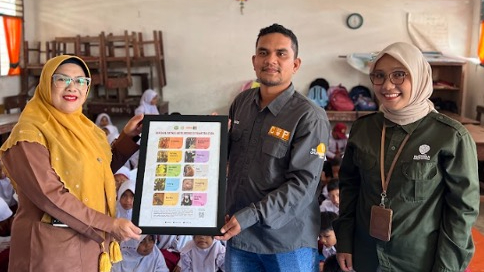 Banner School Visit SKW V Sipirok Bersama COP Tingkatkan Kesadaran Para Pelajar