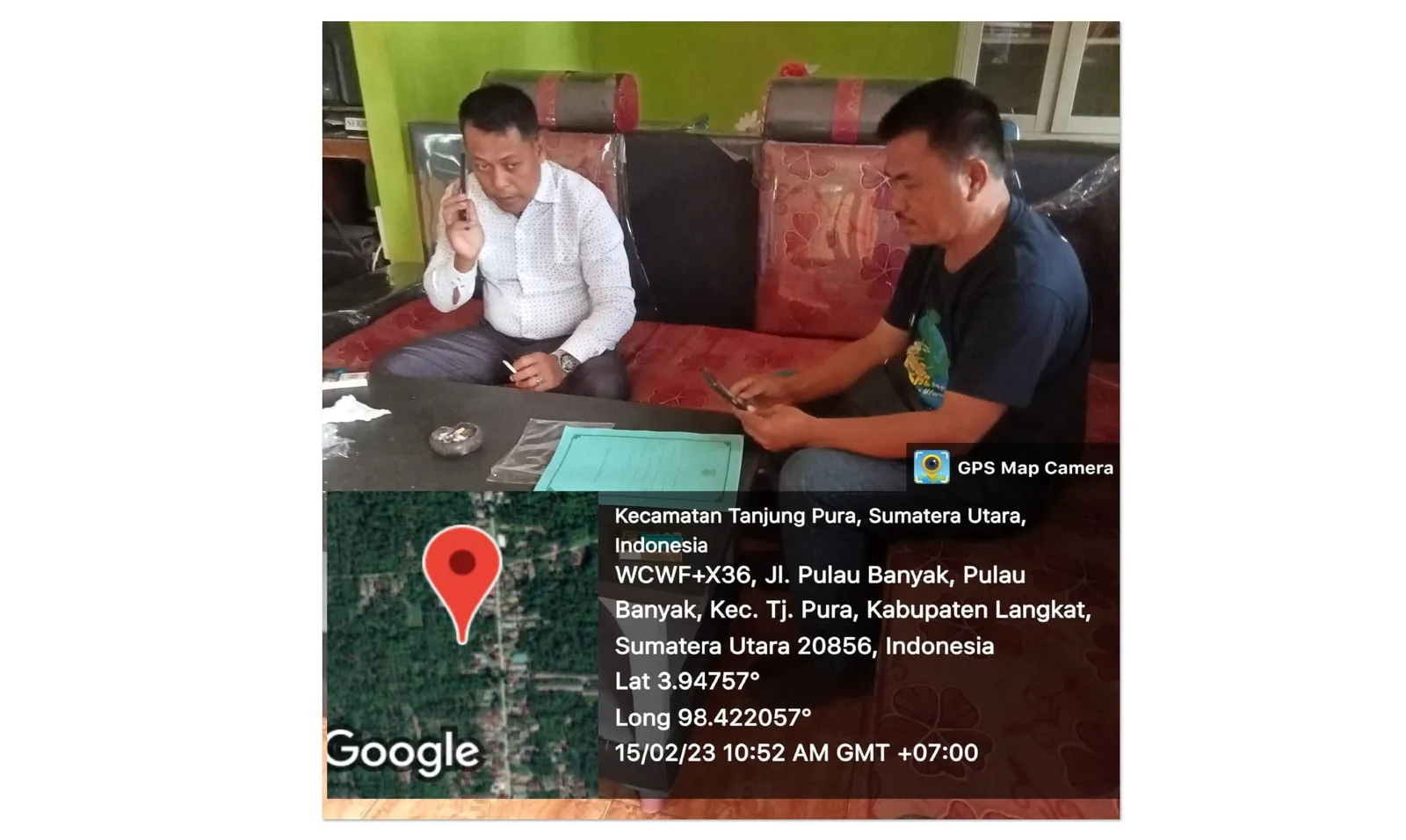 Banner Buaya Muara Kembali Muncul di Desa Pulau Banyak