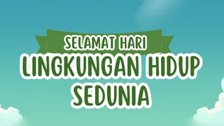 Banner kegiatan Hari Lingkungan Hidup Sedunia
